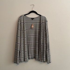 J.Jill Flowy Striped Cardigan